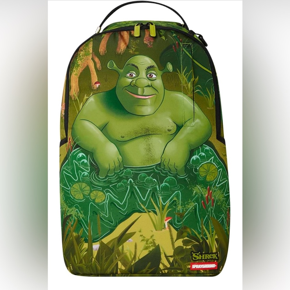 Sprayground Backpack SHREK SWAMP JACUZZI BACKPACK